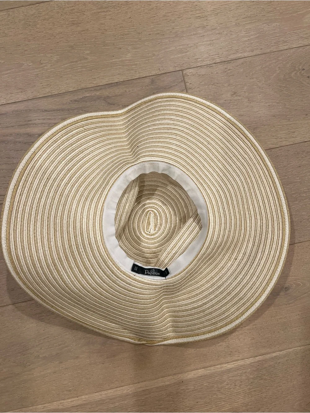 Papillon Blanc striped woven